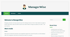 Desktop Screenshot of managerwise.com